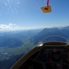Flugwegposition um 14:29:52: Aufgenommen in der Nähe von Gemeinde Maria Alm am Steinernen Meer, 5761, Österreich in 2841 Meter